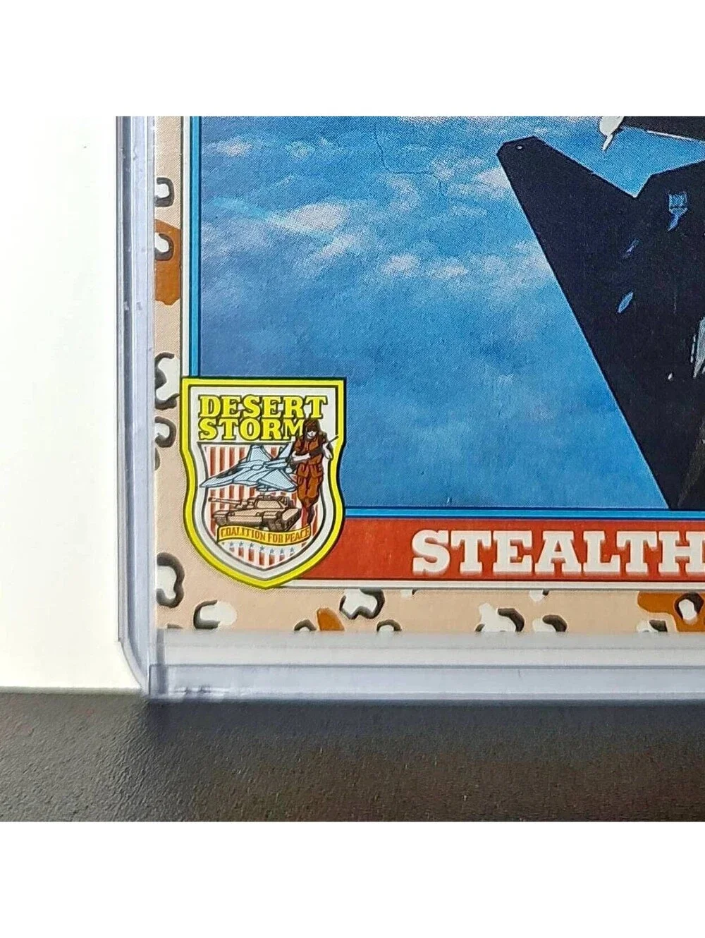F-117A Stealth Fighter 1991 Topps Desert Storm #119 Card
